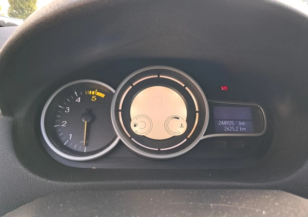 Renault Megane cena 12300 przebieg: 244952, rok produkcji 2013 z Krzywiń małe 22